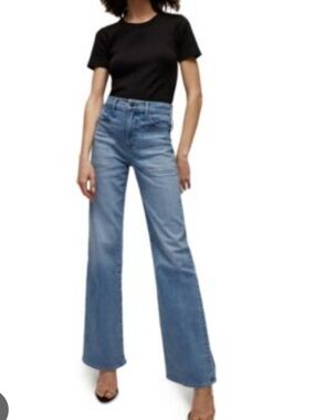 Veronica Beard NWT "Crosbie" High Rise Wide Leg jeans Sz 26/32